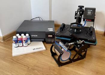 OKAZJA Drukarka Epson L8050 do sublimacji + prasa +tusze + papier