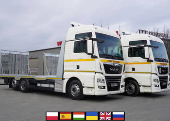 MAN TGX 26.470 / NOWA laweta ocynkowana / pokład 950 cm / 2 szt._250300