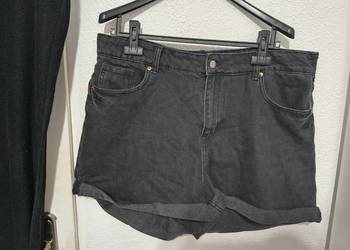 H&M szorty jeansowe czarne r.48
