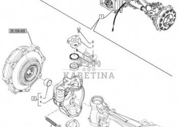 New Holland T6070 Zwrotnica 84188871