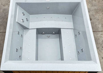JACUZZI OGRODOWE MODERN 5-6 OSOBOWE Całoroczne, jakuzi z podgrzewaczem 3k