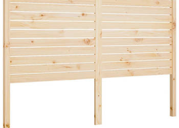 Wezgłowie łóżka 126x4x100 cm lite drewno sosnowe WM-819010