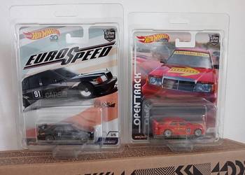 Hot Wheels Premium 2 x Mercedes-Benz 190 E stan kolekcjonerski+ protektory