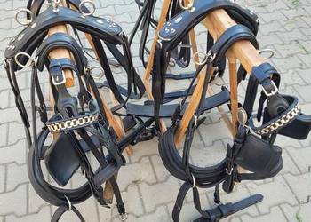 Uprząż na parę koni używana ful