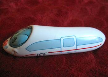 Mały ICE - maskotka „Der kleine ICE” firmy Deutsche Bahn.