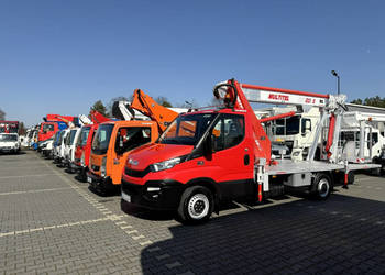 Iveco Daily 35S12 Podnośnik Koszowy Multitel MJ 201 Zwyżka UDT Wumag GSR C…