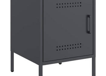 Szafka nocna antracytowa 36x39x505 cm stal WM-842914