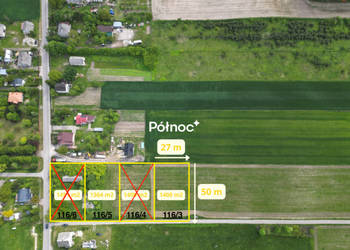 Działki budowlane w Janowie- 1400m2 - 85 zł/m2,