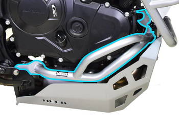 Gmole dolne do Honda XL 750 Transalp (2025) - srebrne