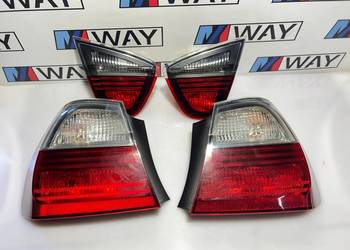 BMW E90 LAMPY TYŁ KOMPLET BLACK LINE LEWA PRAWA ORYGINAŁ 0406884 0406880