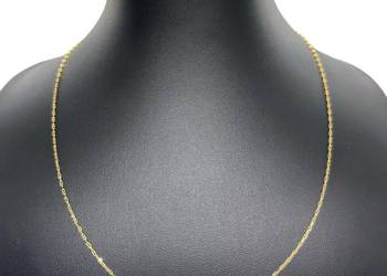 Złoty Łańcuszek Próby 585 1,11g Długość 44cm Splot Marina Ocechowany