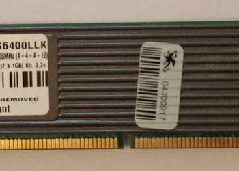 Pamięć Patriot PDC22G6400LLK 2GB DDR2 800MHz