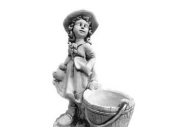 FIGURKA OGRODOWA betonowa rzeźba DZIECI D96