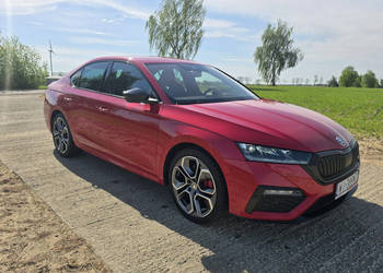 Škoda Octavia RS Challenge Selection 2.0 TSI 245KM DSG Salon Polska, Czerw…