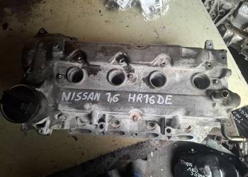 NISSAN QASHQAI JUKE 1,6 HR16DE głowica kompletna pokrywa wałki