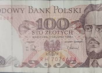 100 złotych  1.XII.1988 seria RH