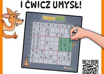 giga SUDOKU XXL gra logiczna do nauki i zabawy dla dzieci i dorosłych 3x3m