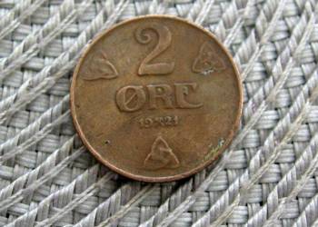 Norwegia 2 Ore 1921r