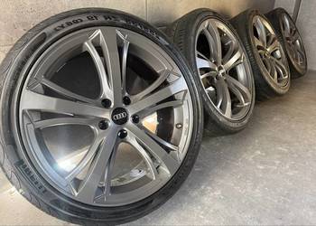 19 cali Audi A4 A5 A6 quattro 5x112 ET35 8.5J felgi koła komplet