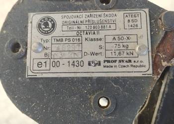 Sprzedam orginalny hak Skoda Octavia