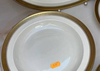Talerz do zupy. Rosenthal OLYMPIA. Ecru ze złotem z 1935 r.