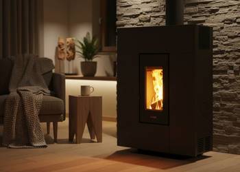 Piecyk piec na pellet powietrzny Cadel Grace 7kw Wersja AIR ECODESIGN