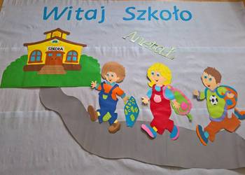 Dekoracje na Rozpoczęcie roku szkolnego z brystolu. tel : 504 102 444