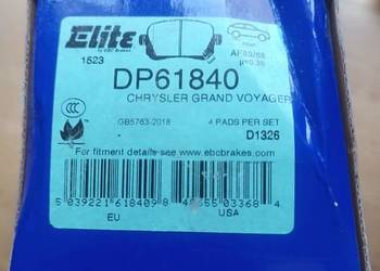 Klocki EBC DP61840 tył 4 szt. green stuff