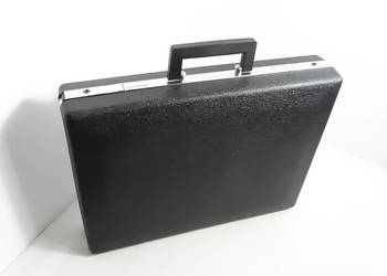 Duża teczka twarda walizka dyplomatka CITYBAG czarna – Stan Bardzo Dobry
