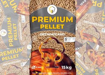 Premium pellet 6mm - czysta sosna  - certyfikat A1 - Drewnoland