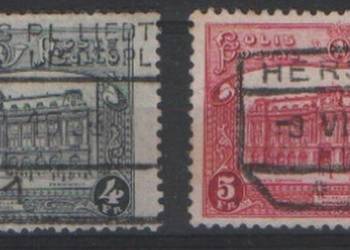 Zn. Belgia Dopł. Pleb. Mi 4, 5 kas 1929 Zn. Belgia Dopł. Pleb. Mi 4, 5 kas 1929