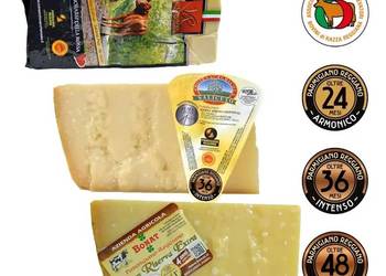 Parmigiano Reggiano 3 rodzaje sera x 1 kg - 3 kg