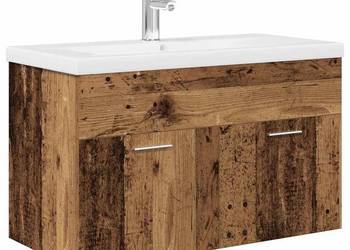 vidaXL Szafka pod umywalkę ze zintegrowaną umywalką(SKU:3328909)