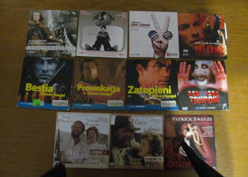 Płyty DVD z filmami -zestaw 11szt