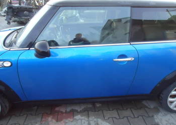 MINI COOPER S DRZWI LEWE PRAWE PODNOŚNIK SZYBA ZAMEK KLAMKA TAPICERKA