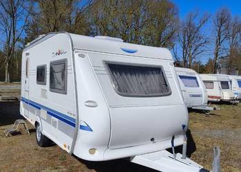 Przyczepa kempingowa Hobby 440 Dmc 1200 kg namiot WC kasetowe