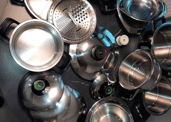 Komplet garnków AMC ze stali nierdzewnej