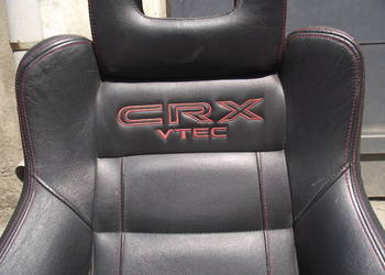 Honda CRX. Fotele skórzane VTEC.