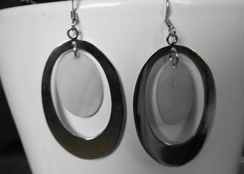 Piękne kolczyki srebro 925 i masa perłowa