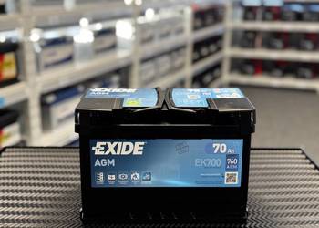Akumulator EXIDE EK700 12V / 70Ah AGM L3