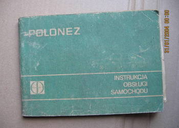 Polonez Borewicz stara instrukcja obsługi 1980r OBRSO FSO auto PRL