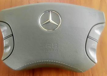 Poduszka SRS skóra Mercedes S W220 - szara.