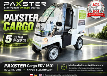 Inna inny PAXSTER Cargo EDV 1601 / ELEKTRYCZNY / JAK MELEX / MINI DOSTAWCZ…