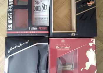 Opakowania kartony po whisky bourbon jim beam jack daniel's
