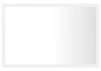 vidaXL Lustro łazienkowe z LED, białe, 60x8,5x37 cm, akryl(sku804916)
