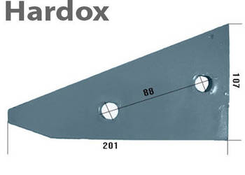 Płoza przednia HARDOX 27510205/P części do pługa RABEWERK