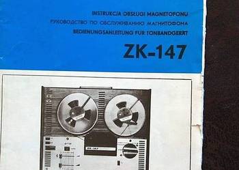 Instrukcja Serwisowa Magnetofonu ZK 147 Unitra