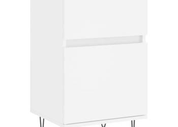 Komoda biała 40x35x70 cm materiał drewnopochodny WM-831148