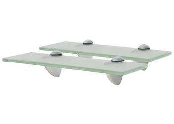 Półki szklane 2 szt. 30 x 10 cm 8 mm WM-3051510