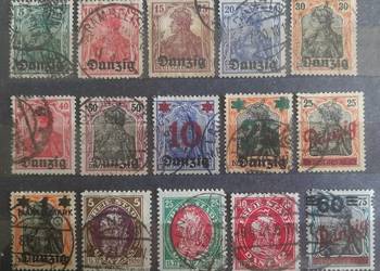 Znaczki pocztowe Danzig - zestaw 1